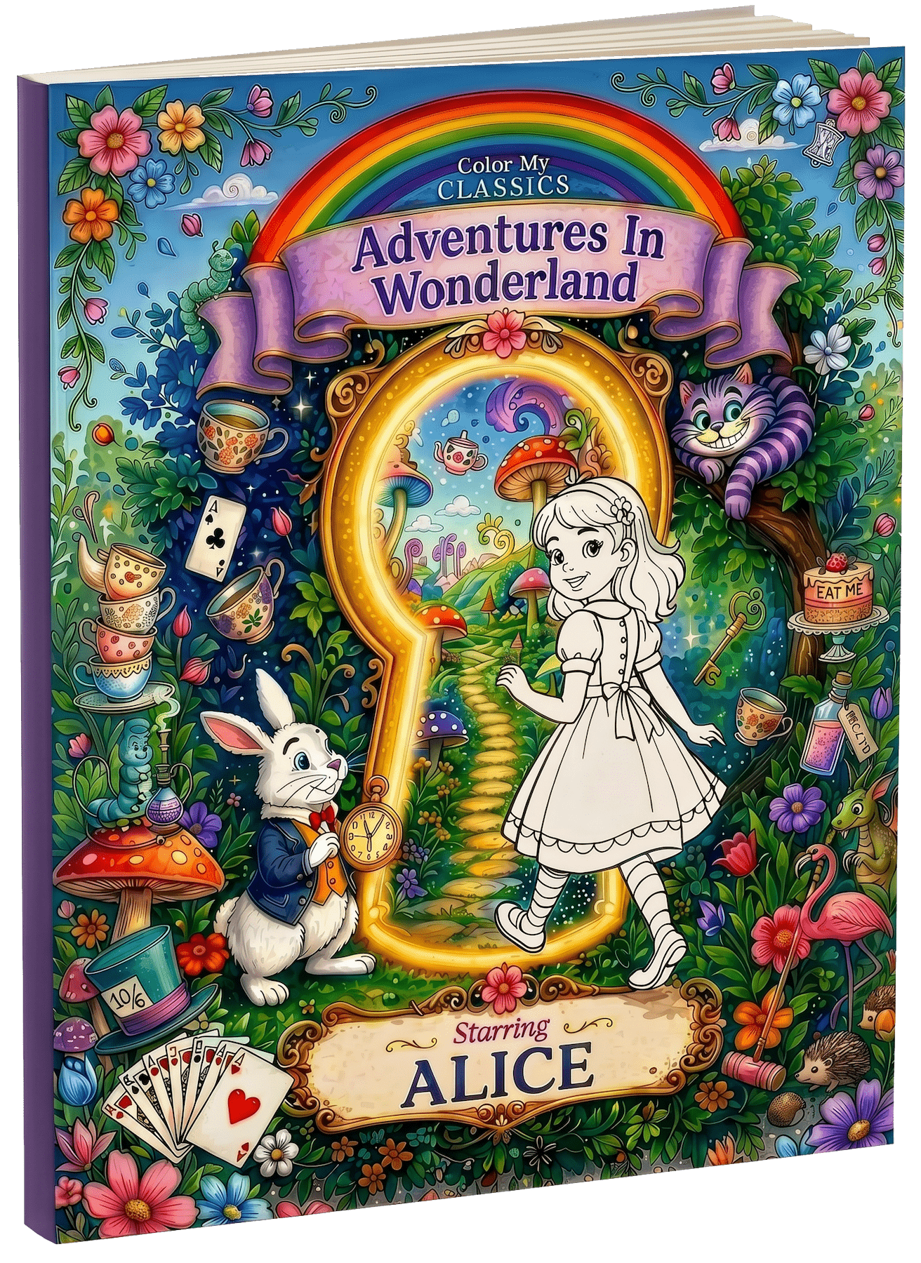 Alice in Wonderland: A Coloring Adventure